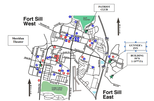 Fort Sill Map With Building Numbers - Cherie Benedikta